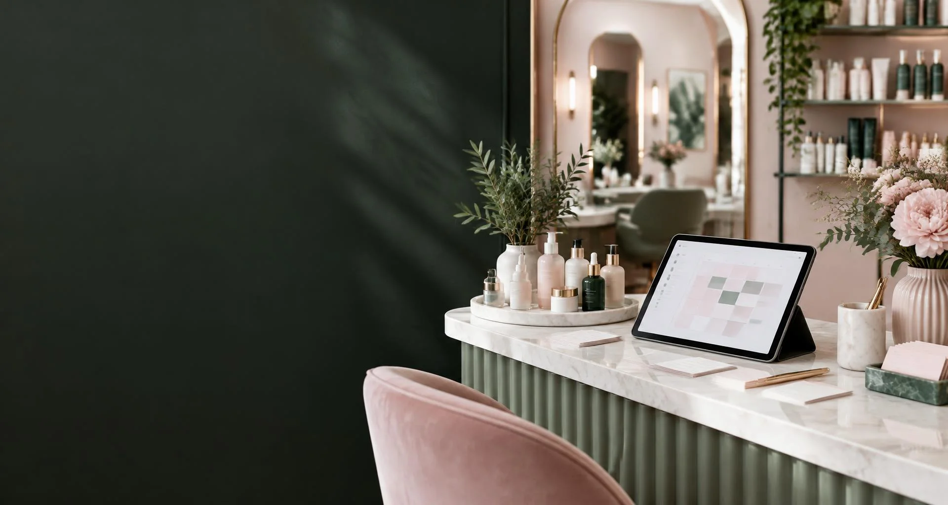 Beauty businesses workspace