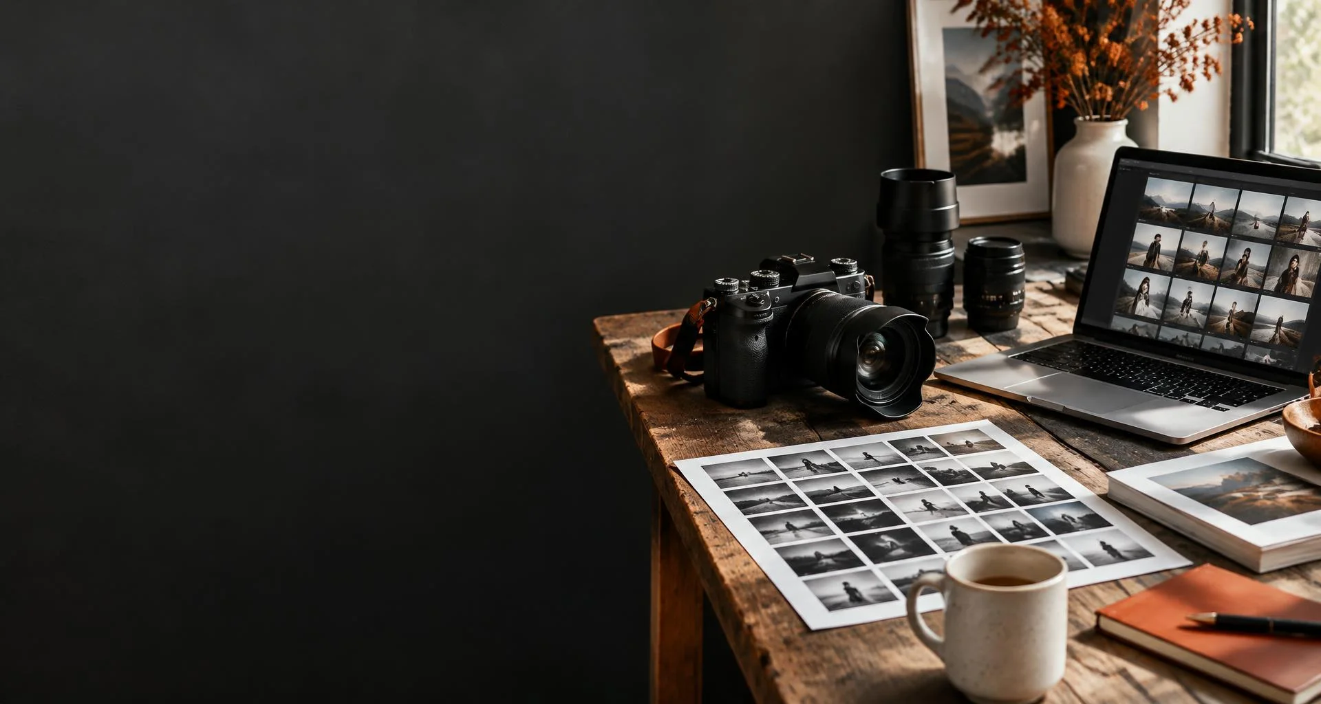 Photographers workspace